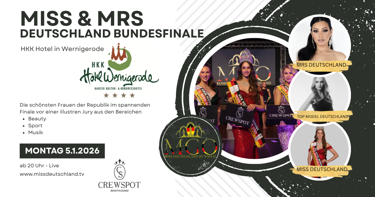 MISS & MR DEUTSCHLAND FINALE 2026 Banner